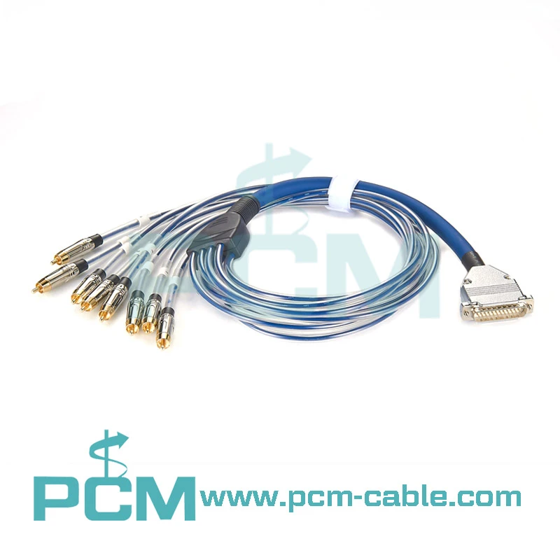 Analog DB25 to RCA Snake Cable
