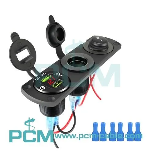 4 في 1 لوحة مقبس الشاحن