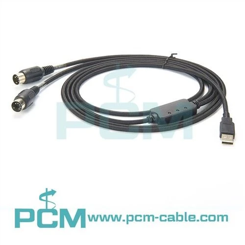 5 دبوس DIN MIDI إلى كابل USB مع مؤشر LED