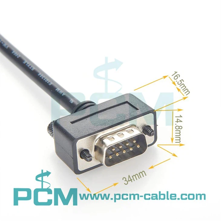 موصلات ملف تعريف الكابل RS232 DB9 منخفضة المستوى M/F