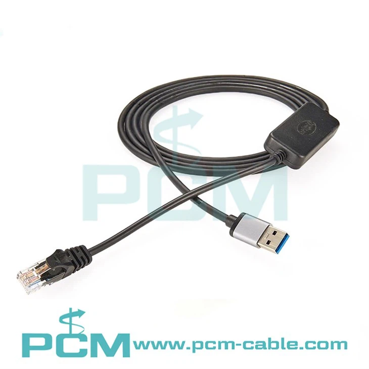 USB 2.0 كابل محول إيثرنت ذكر إلى RJ45