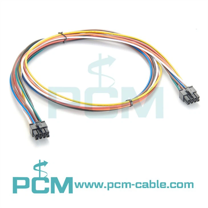 Mini-Fit TPA2-to-Mini-Fit TPA2 Off-the-Shelf (OTS) Cable Assembly, Dual Row, 8 Circuits, Black