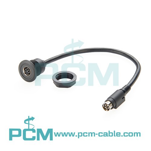 كابل تمديد لتركيب اللوحة المستديرة DIN 4 Pin