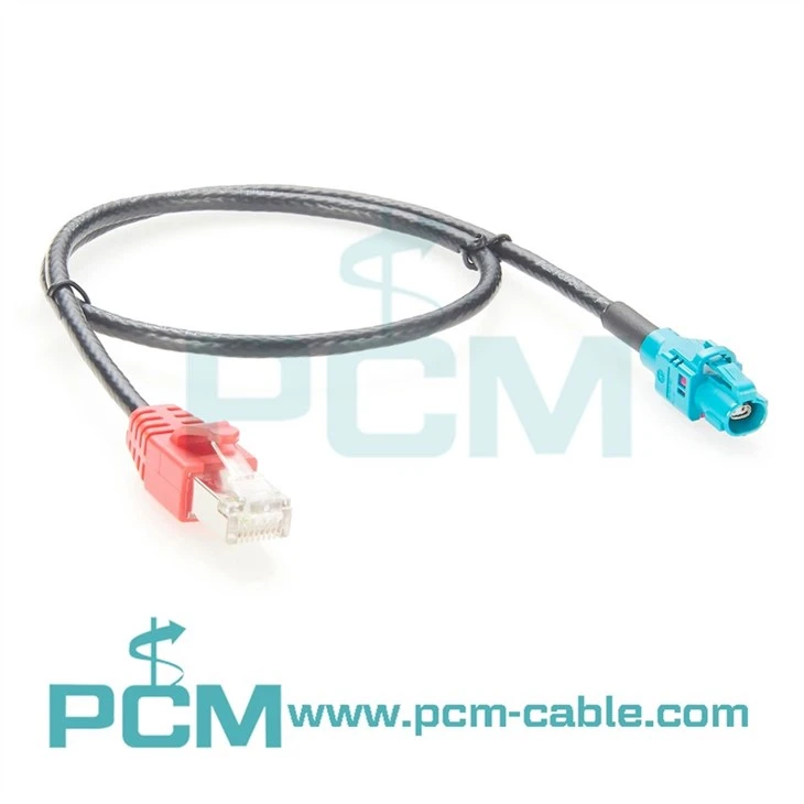 H-MTD Z Coded to RJ45 Male Cable for ADAS and Diagnostics