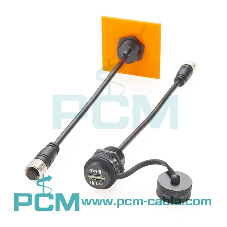 Industrial Nano SIM Card to M12 Connector – Outdoor Waterproof Design