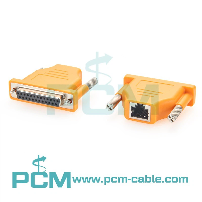 Cisco Compatible CAB-25AS-FDTE DB25 Female To RJ45 Female DTE Adapter CAB-500DTF Cisco Compatible CAB-25AS-FDTE DB25 Female To RJ45 Female DTE Adapter CAB-500DTF